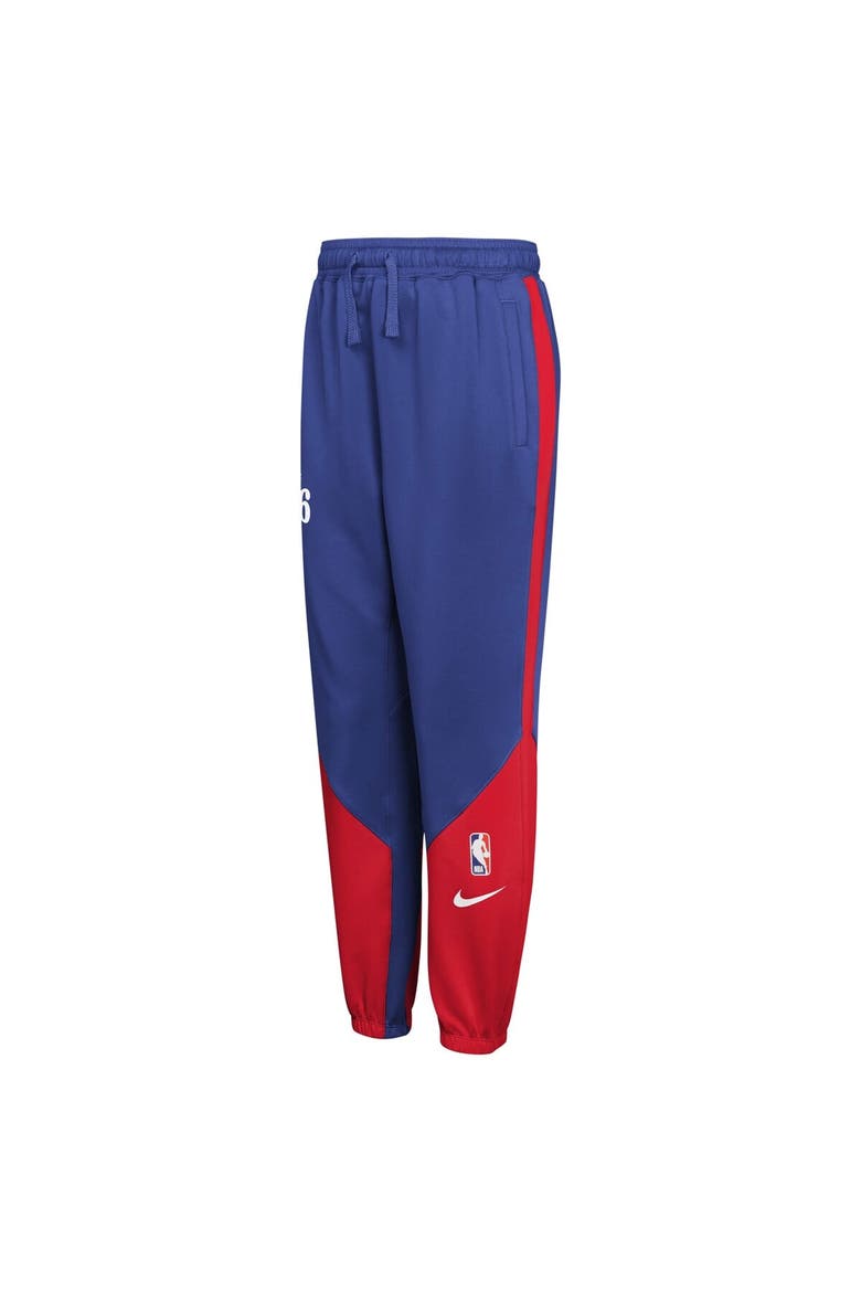 Youth Nike Royal Philadelphia 76ers 2024/25 Authentic Showtime Pants, Alternate, color, Royal