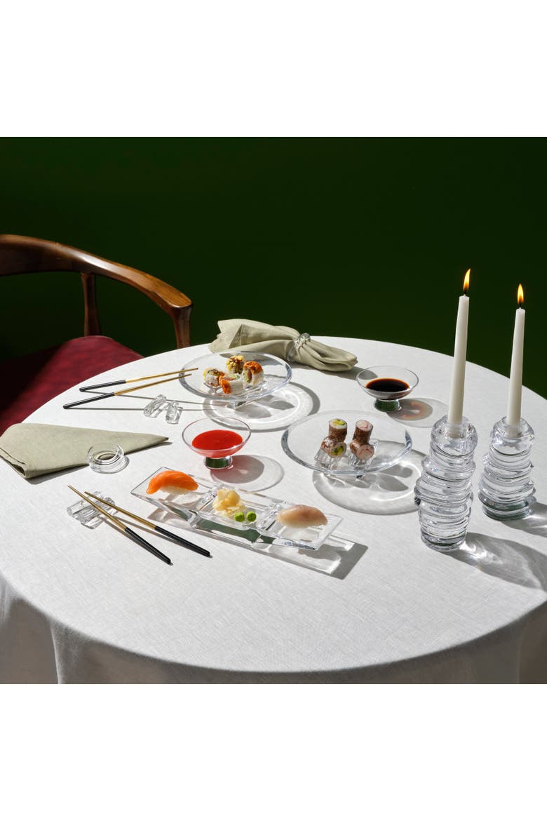 Eos Candle Holder Long, Alternate, color, Clear