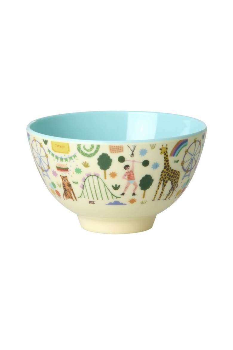 Melamine Bowl Fun Fair Sm, Main, color, Mint