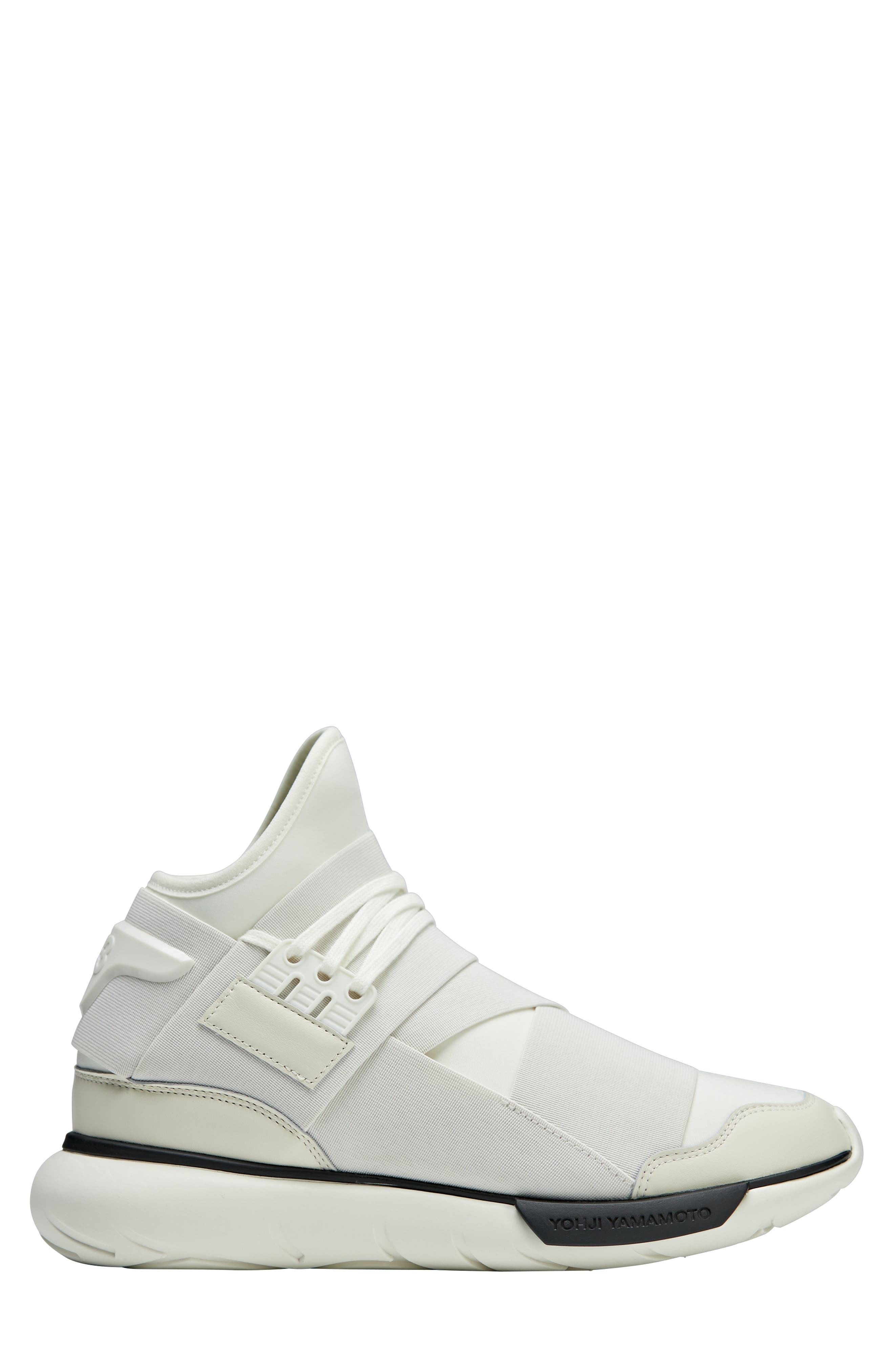 adidas Qasa Sneaker, Main, color, Off White/ Cream White/ Black