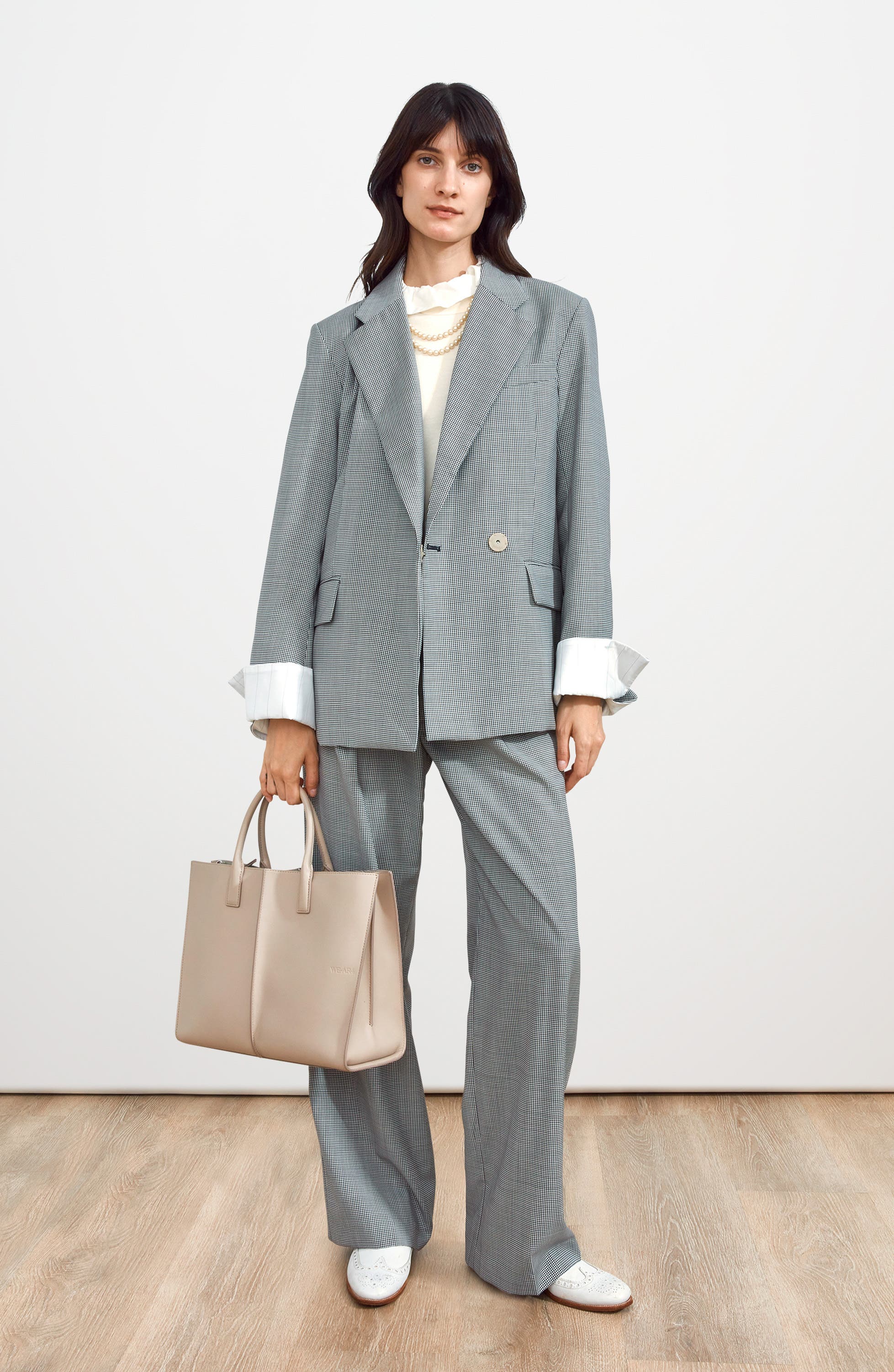 The Industry Leather Tote, Alternate, color, LIGHT TAUPE