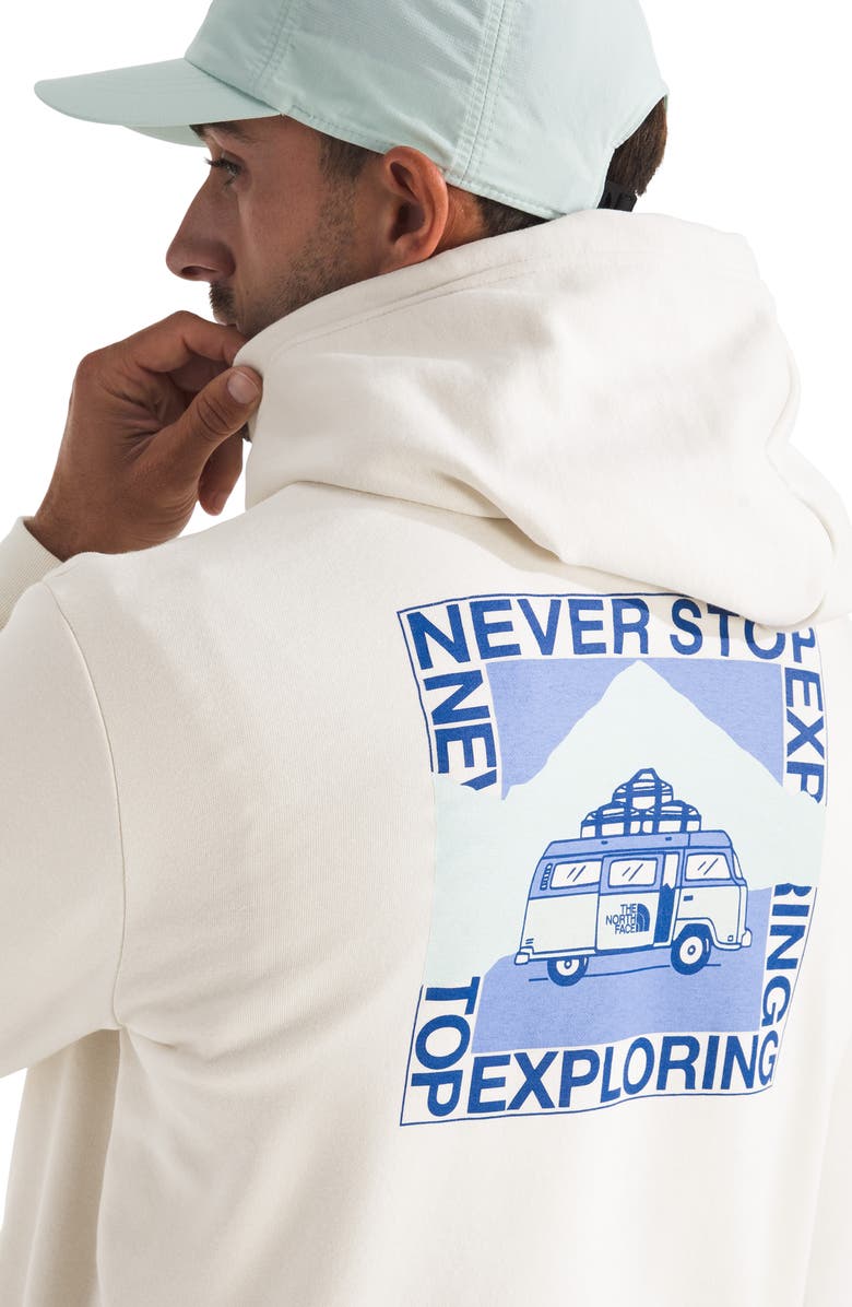 The North Face Escape the City Pullover Hoodie, Alternate, color, White Dune