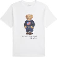 Polo Ralph Lauren Kid's Patriotic Polo Bear Cotton Graphic T-Shirt