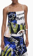 Desigual Asymmetric Strappy Camisole