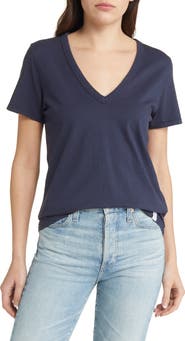 rag & bone The Vee Slub Cotton T-Shirt