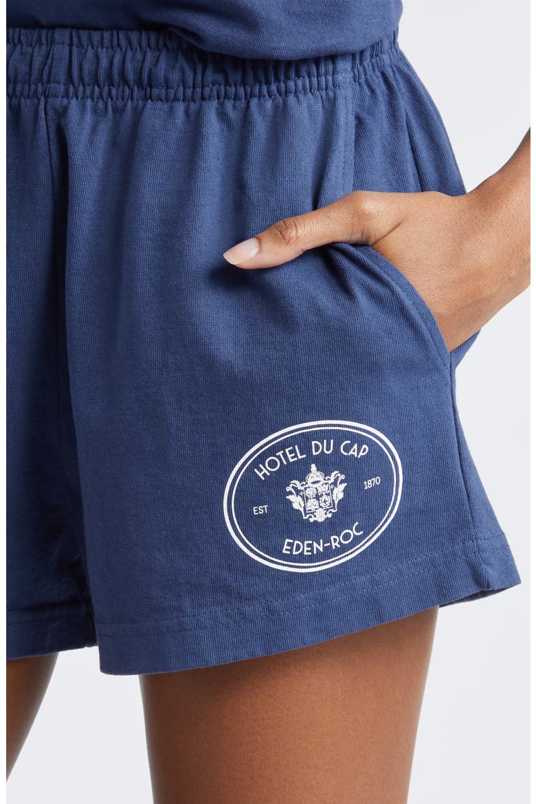 Eden Crest Cotton Disco Shorts, Alternate, color, INDIGO