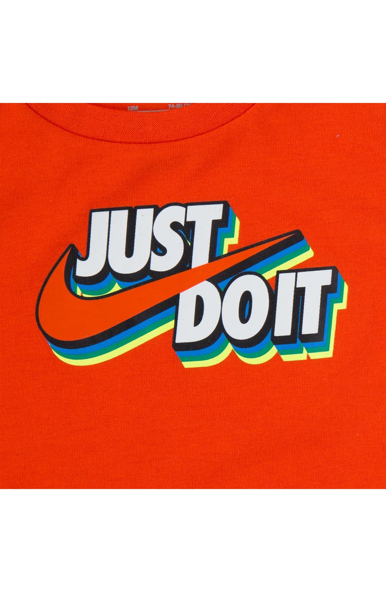 Nike Just Do It Graphic T-Shirt & Sweat Shorts Set, Alternate, color, 023Black
