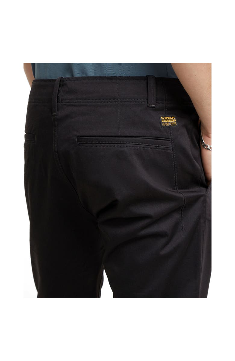 G-STAR Mosa Straight Leg Flat Front Chinos, Alternate, color, Dark Black