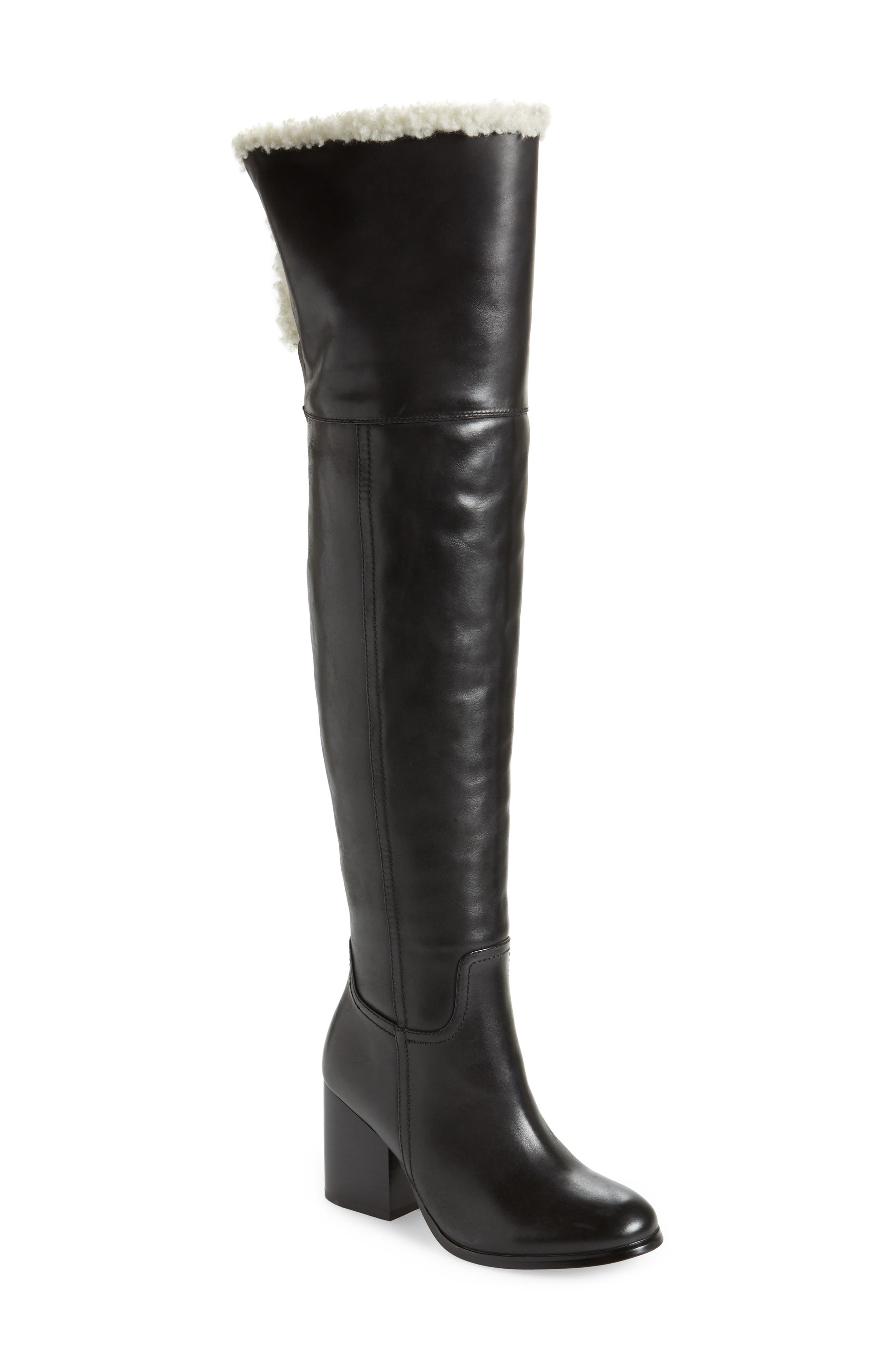 Jeffrey Campbell Woodvurn Over the Knee Boot, Main, color, 