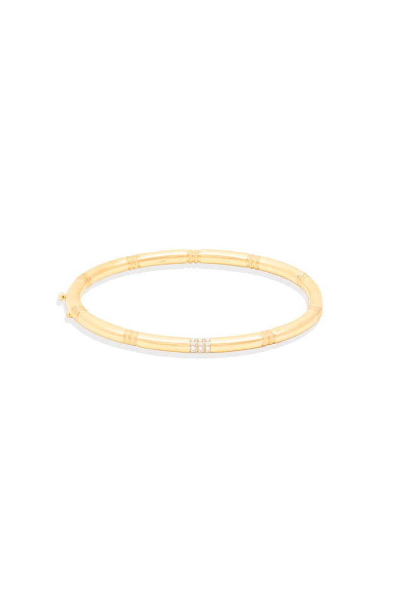 Crew Bangle Bracelet - Diamond, Main, color, Diamond- Gold