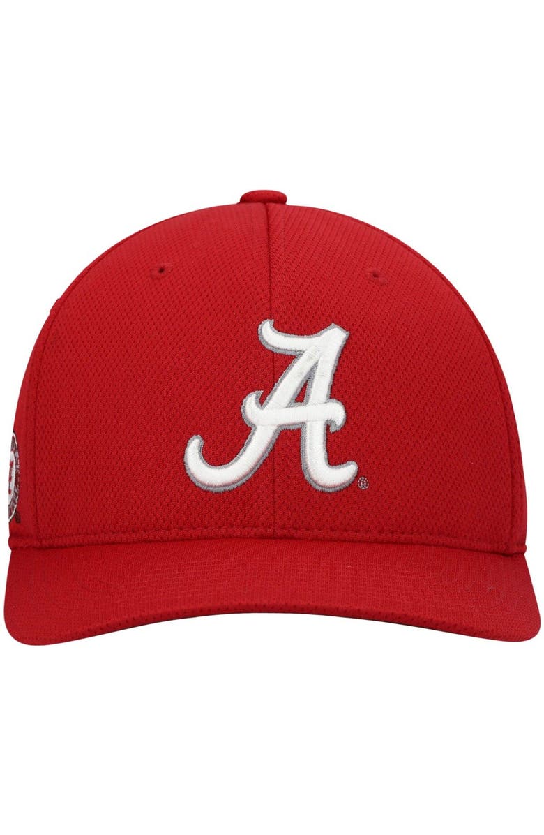 TOP OF THE WORLD Men's Top of the World Crimson Alabama Crimson Tide Reflex Logo Flex Hat, Alternate, color, Crimson