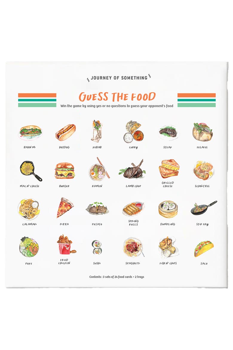 Guess The Food, Party Game, Ask Yes & No Questions, Main, color, Multicolored