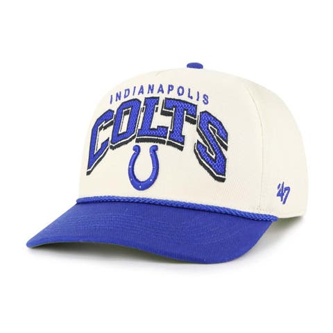 Men's '47  Cream Indianapolis Colts Pomona Rope Adjustable Hitch Hat