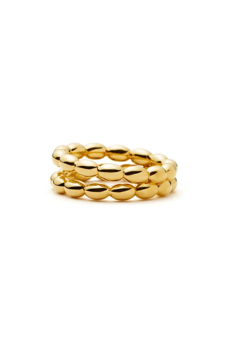 Missoma Molten Olive Stacking Ring, Alternate, color, Gold