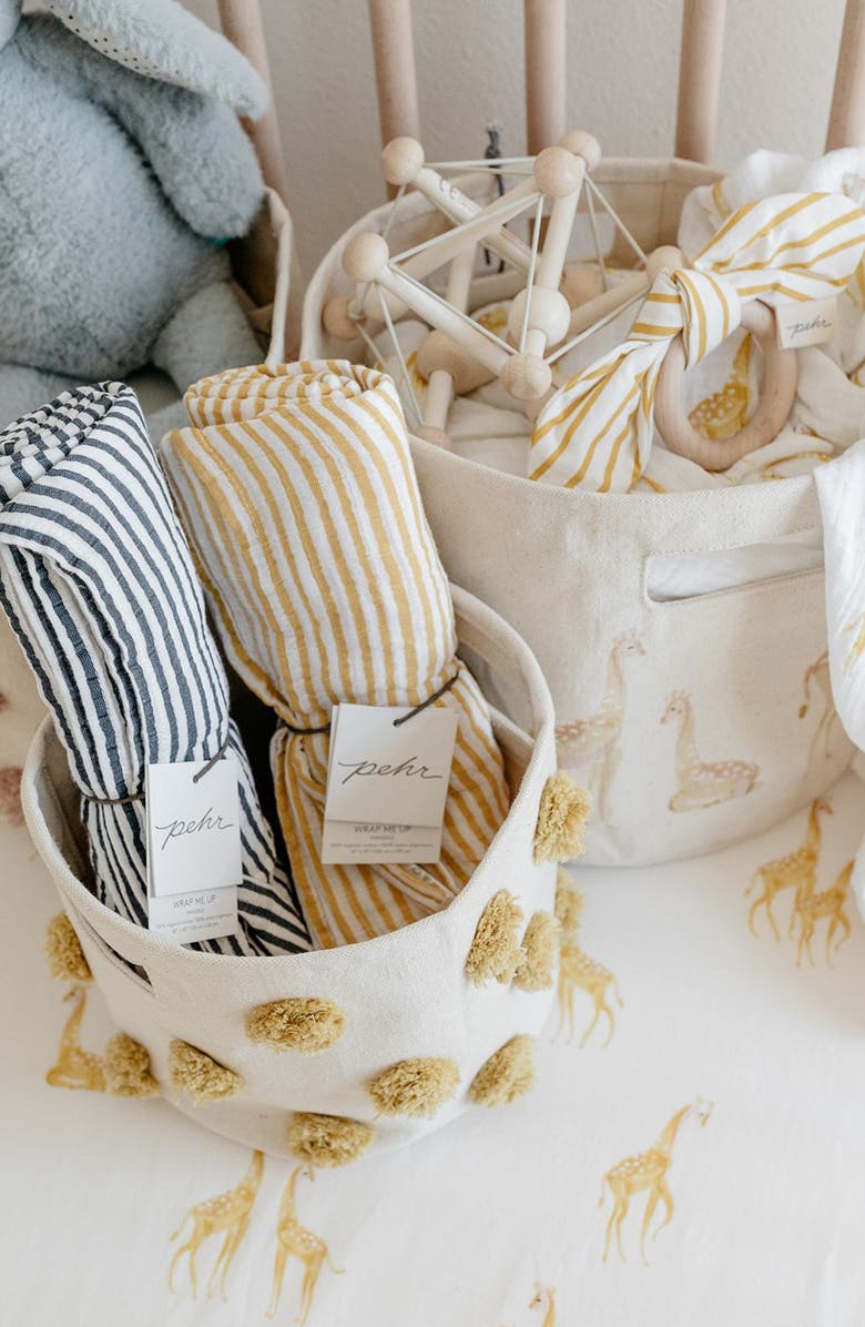 Pehr Print Organic Cotton Swaddle, Alternate, color, 