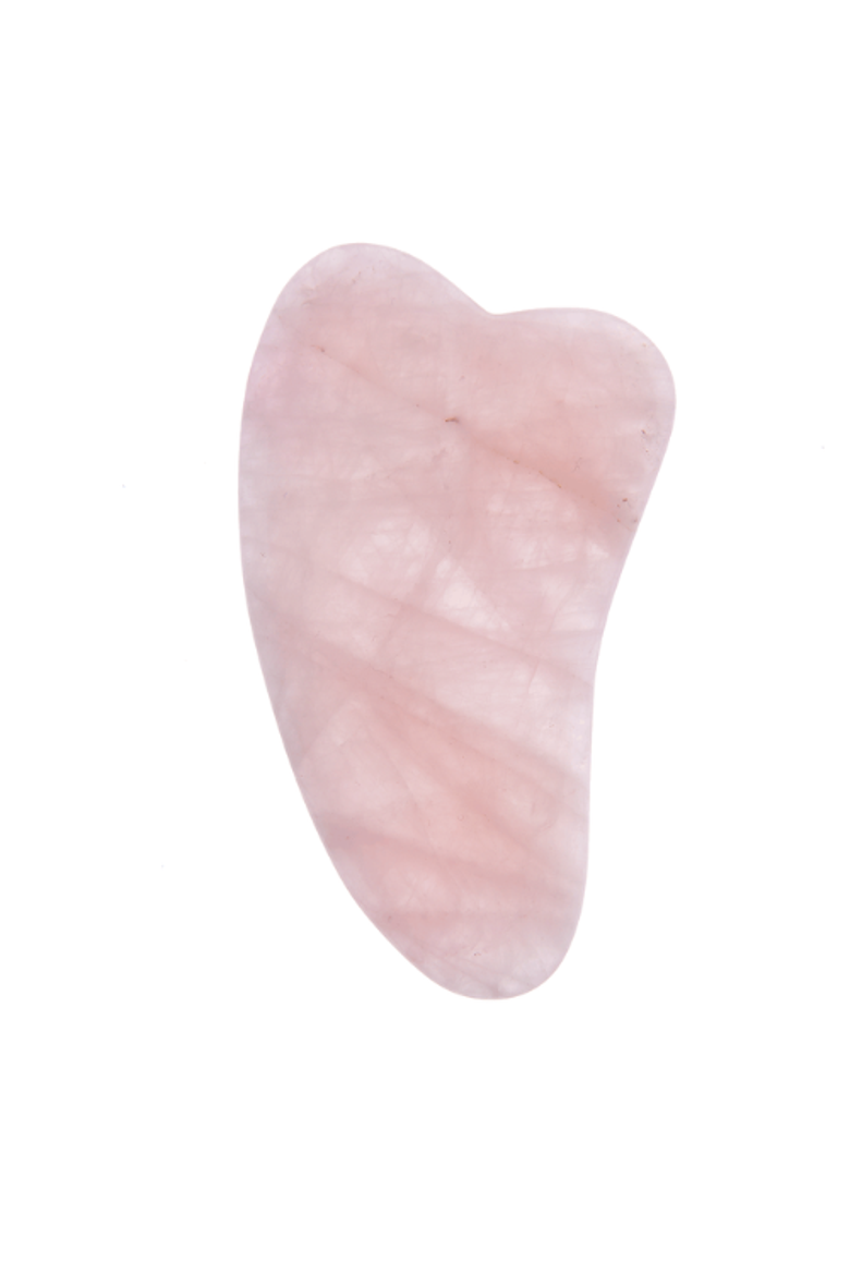 Premium Rose Quartz Crystal Facial Set, Alternate, color, Pink