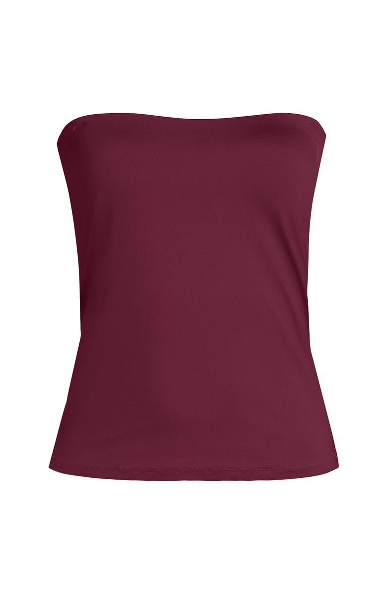 Lands' End Bandeau Tankini Top, Alternate, color, 