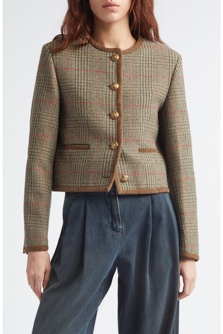 Journey Boxy Jacket, Main, color, CORIANDER/ CYPRES/ SCARLETT