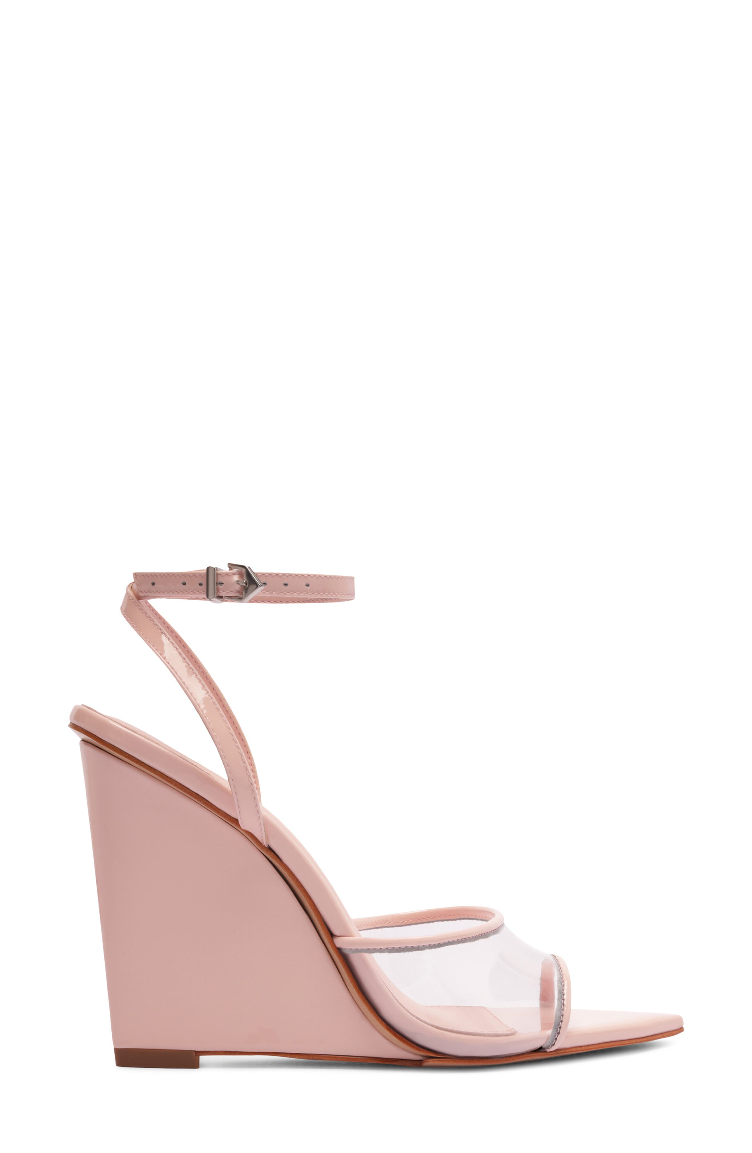 Elodie Ankle Strap Wedge Sandal, Alternate, color, COTTON CANDY