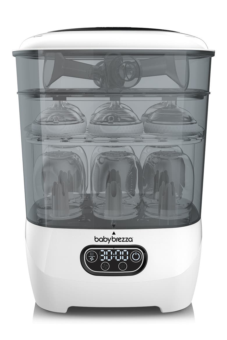 One Step Bottle Sterilizer/Dryer Advanced, Main, color, WHITE/BLACK