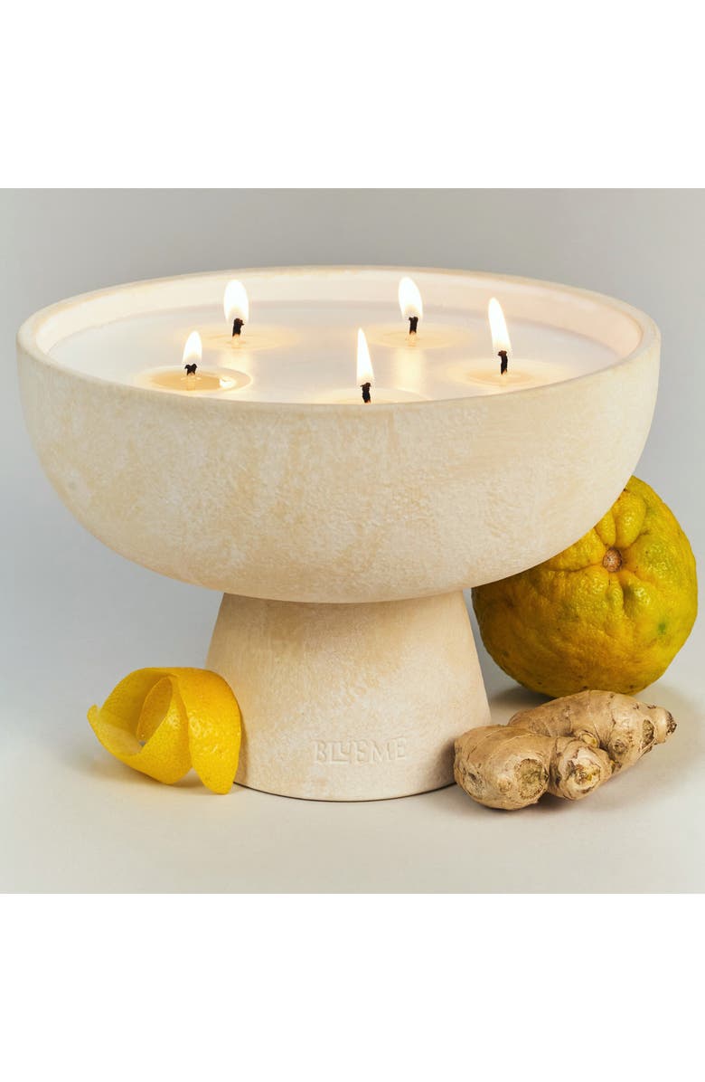 Blueme Happiness Giant Ceramic Candle, Alternate, color, 