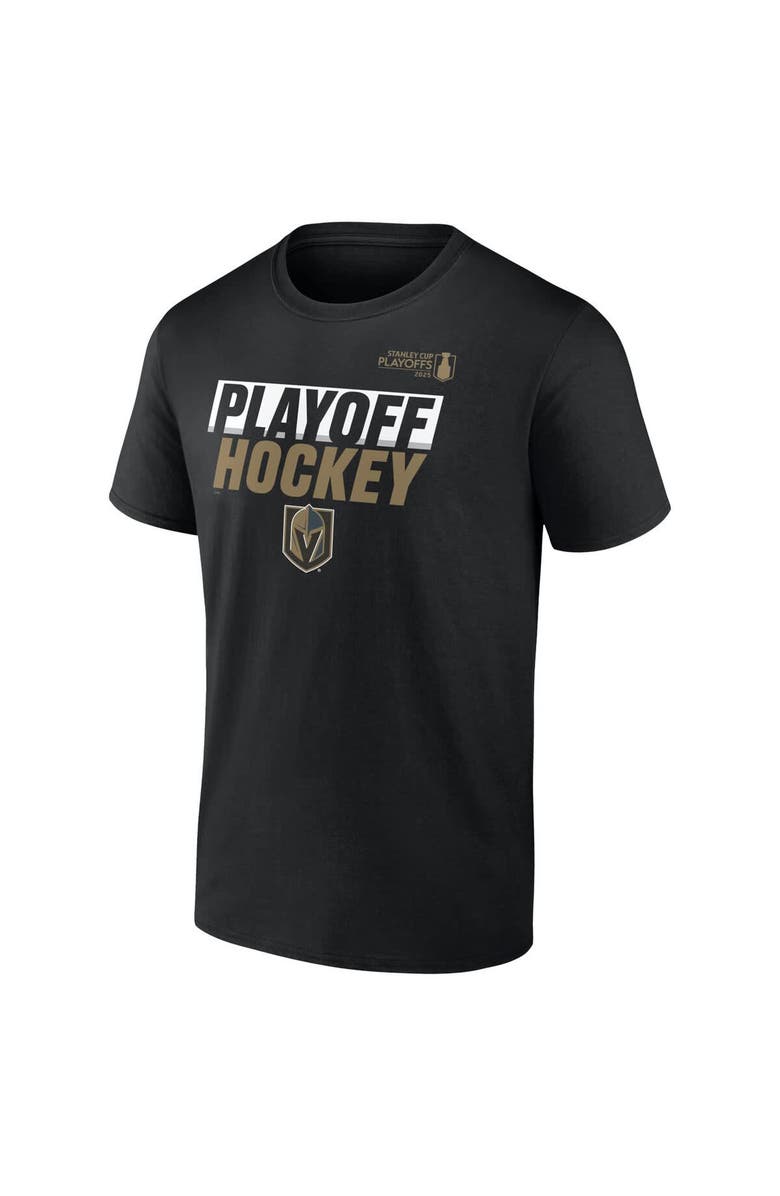 FANATICS Men's Fanatics Black Vegas Golden Knights 2025 Stanley Cup Playoffs Breakout T-Shirt, Alternate, color,