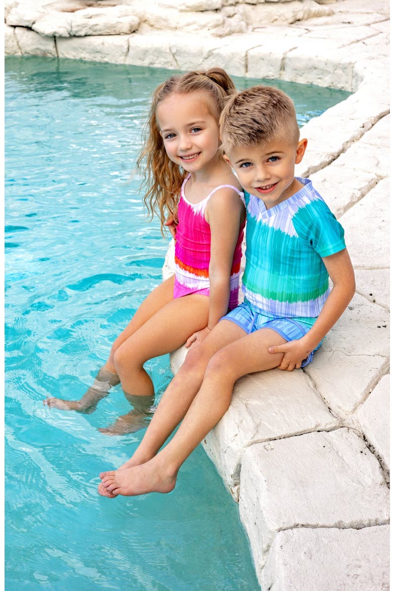 Dip Dye One Piece, Alternate, color, Blue Ombre