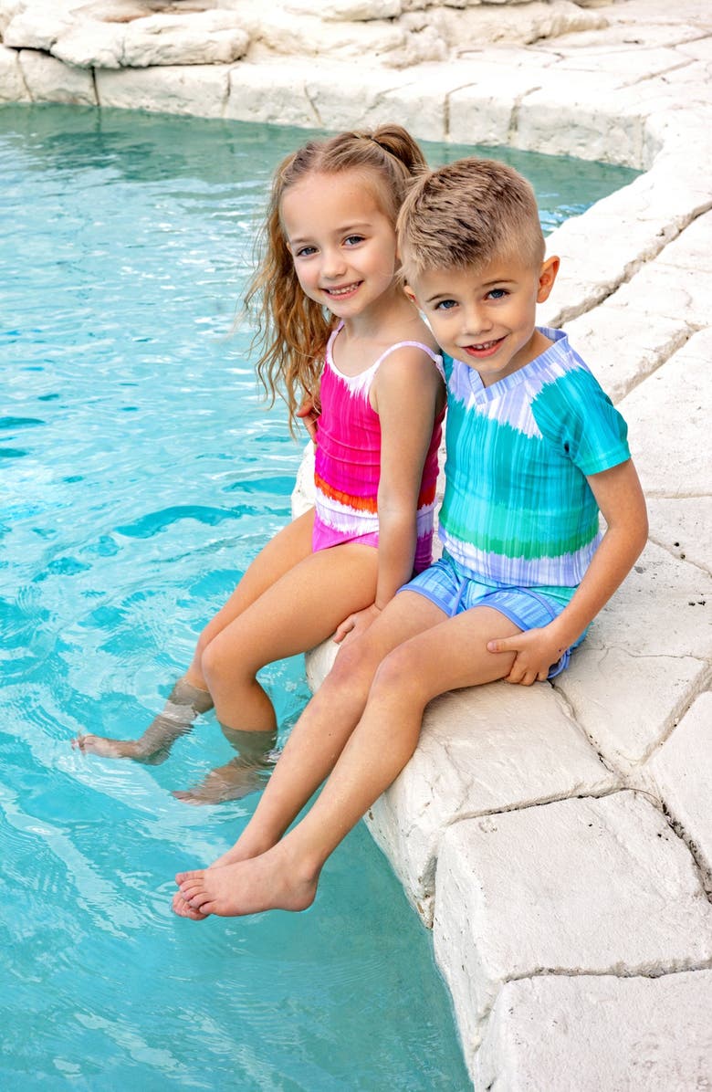 NoggiWear Dip Dye One Piece, Alternate, color, Blue Ombre