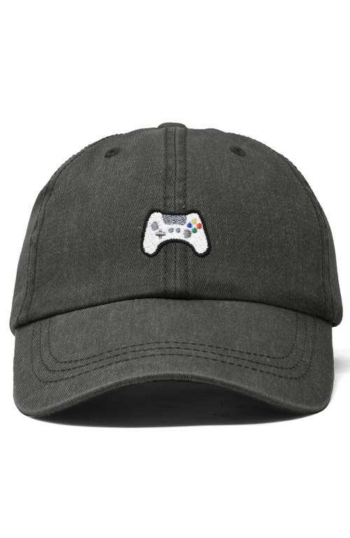 Dalix Game Controller Embroidered Hat In Washed Gray