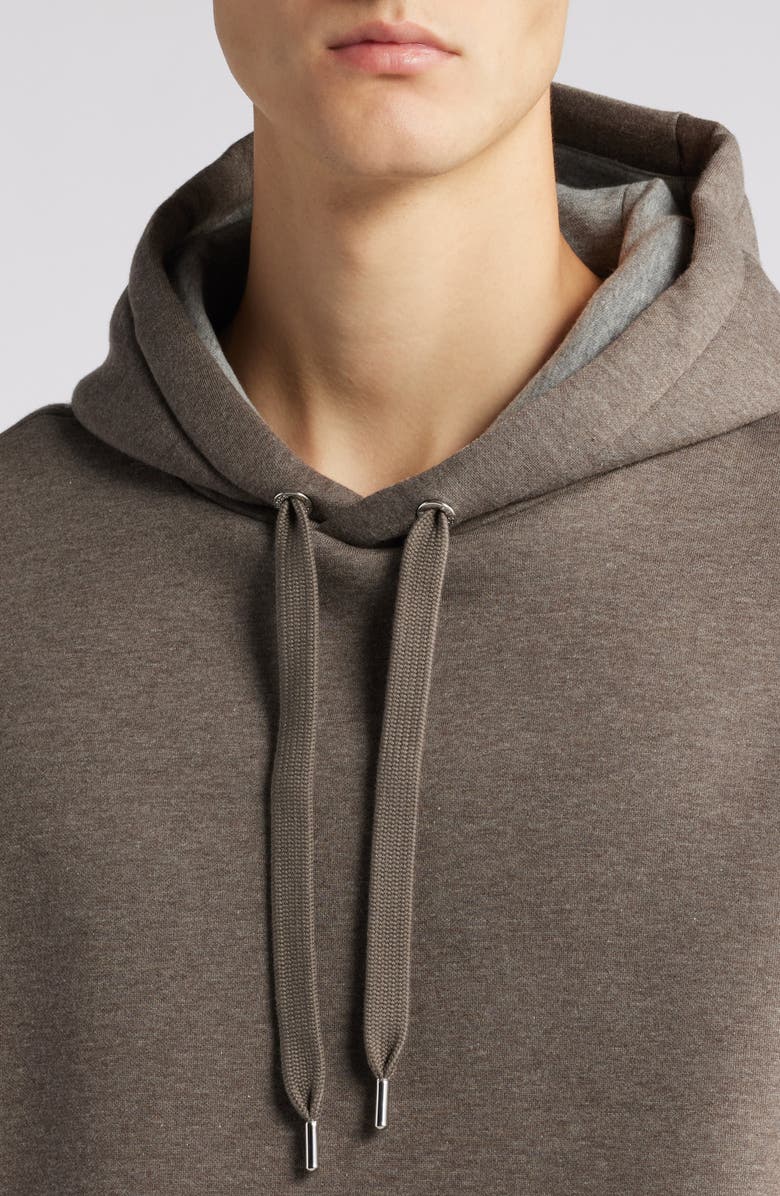 BOSS Stevens Pullover Hoodie, Alternate, color, Dark Beige