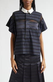 Sacai Stripe T-Shirt