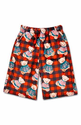 Kids' Beary Merry Plush Fleece Shorts