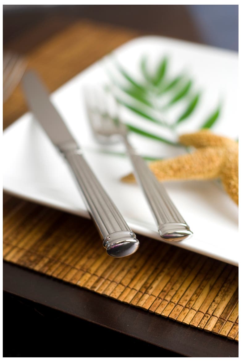Doria 5-Piece Place Setting, Alternate, color, SILVER