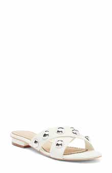 Cinq à Sept Grace Studded Slide Sandal