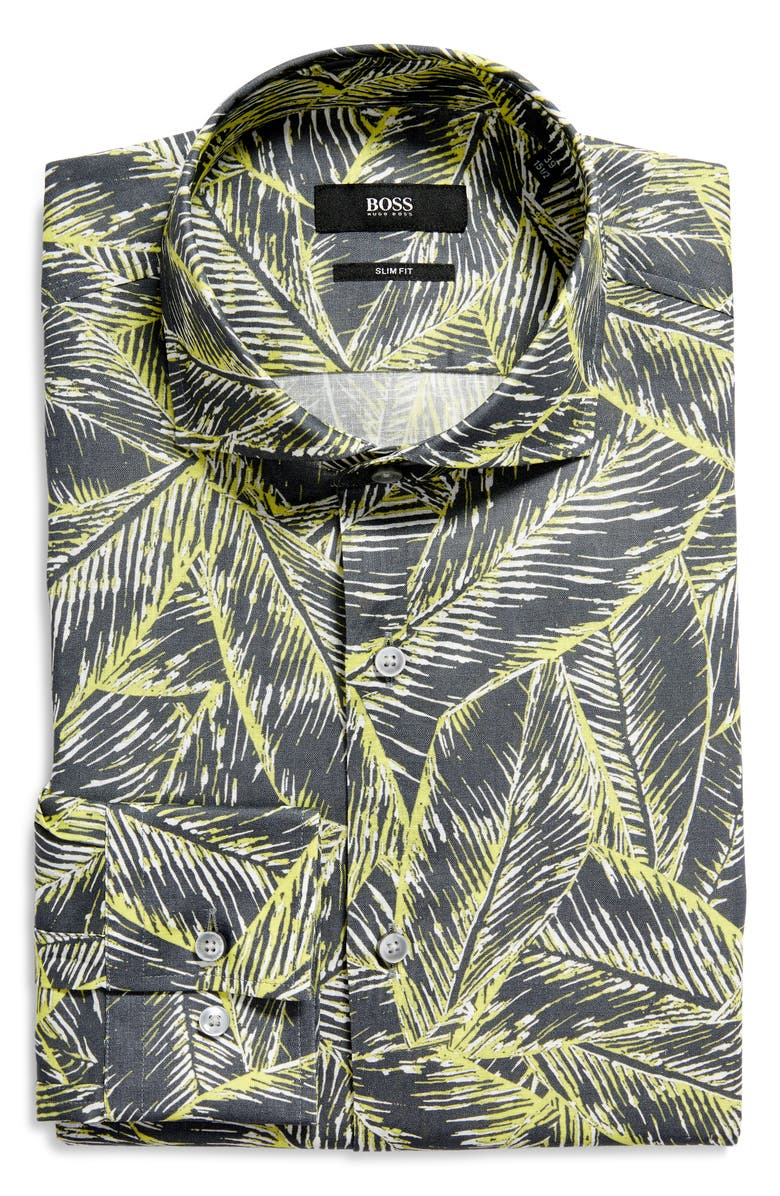 BOSS Jason Slim Fit Dress Shirt, Alternate, color, 