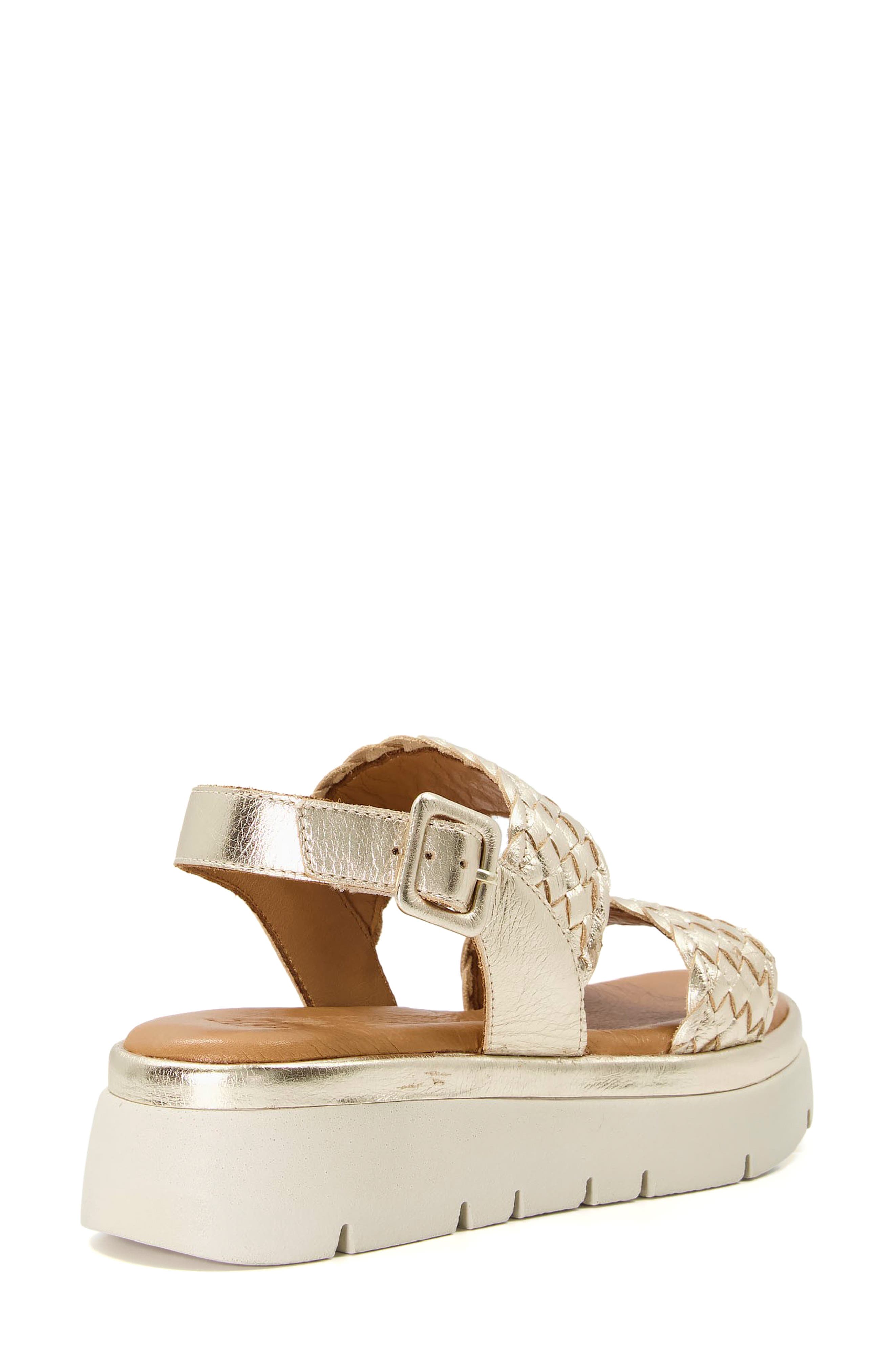 Lorris Slingback Platform Sandal, Alternate, color, GOLD