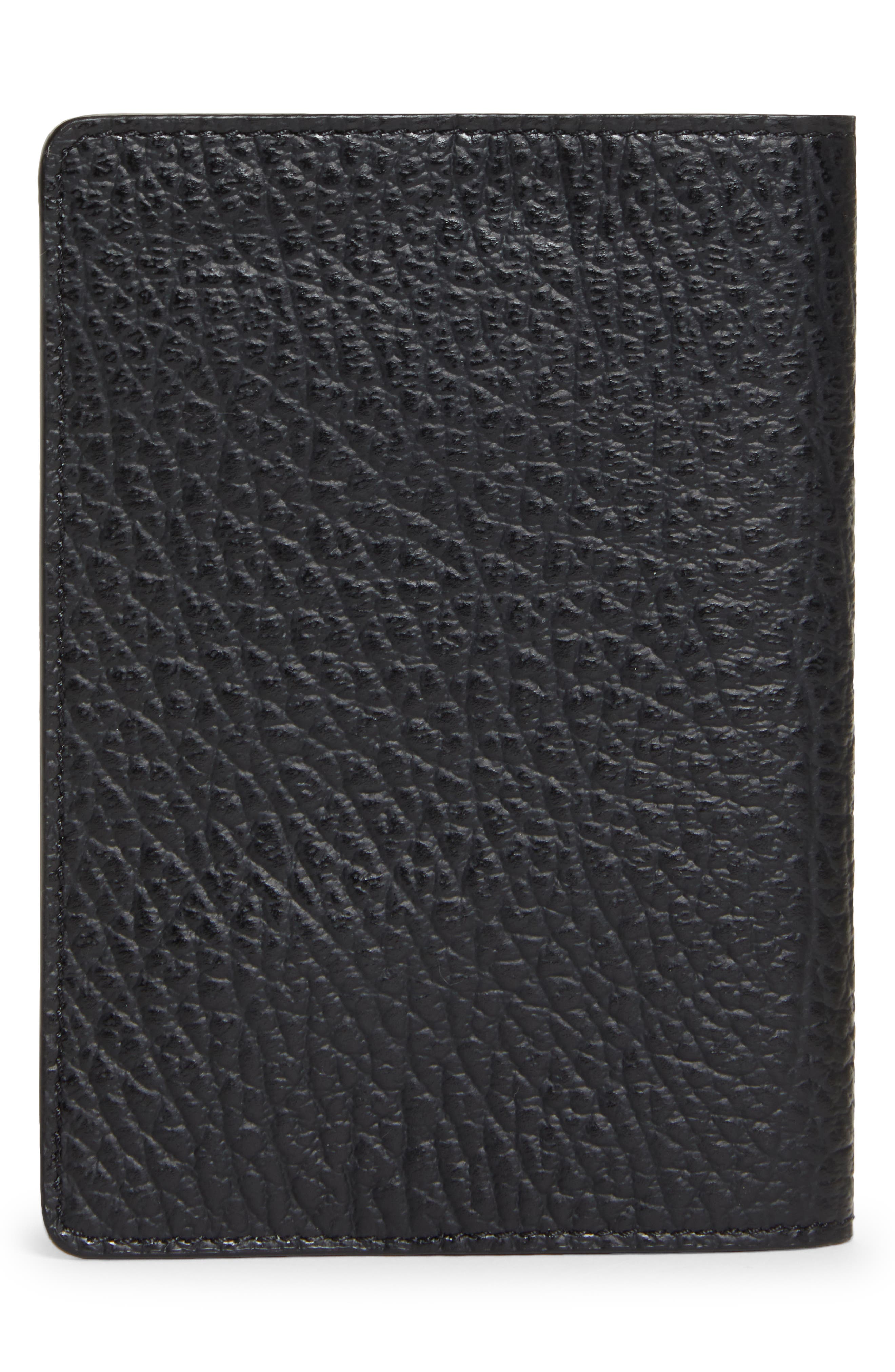 Maison Margiela Pebbled Leather Passport Cover | Nordstrom
