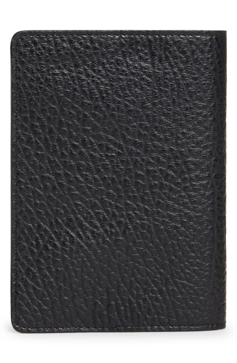 Maison Margiela Pebbled Leather Passport Cover, Alternate, color, 