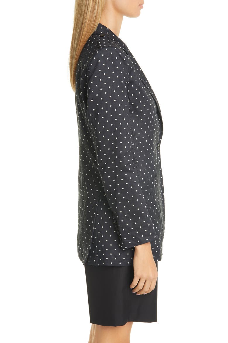 Pittore Polka Dot Jacket, Alternate, color, BLACK