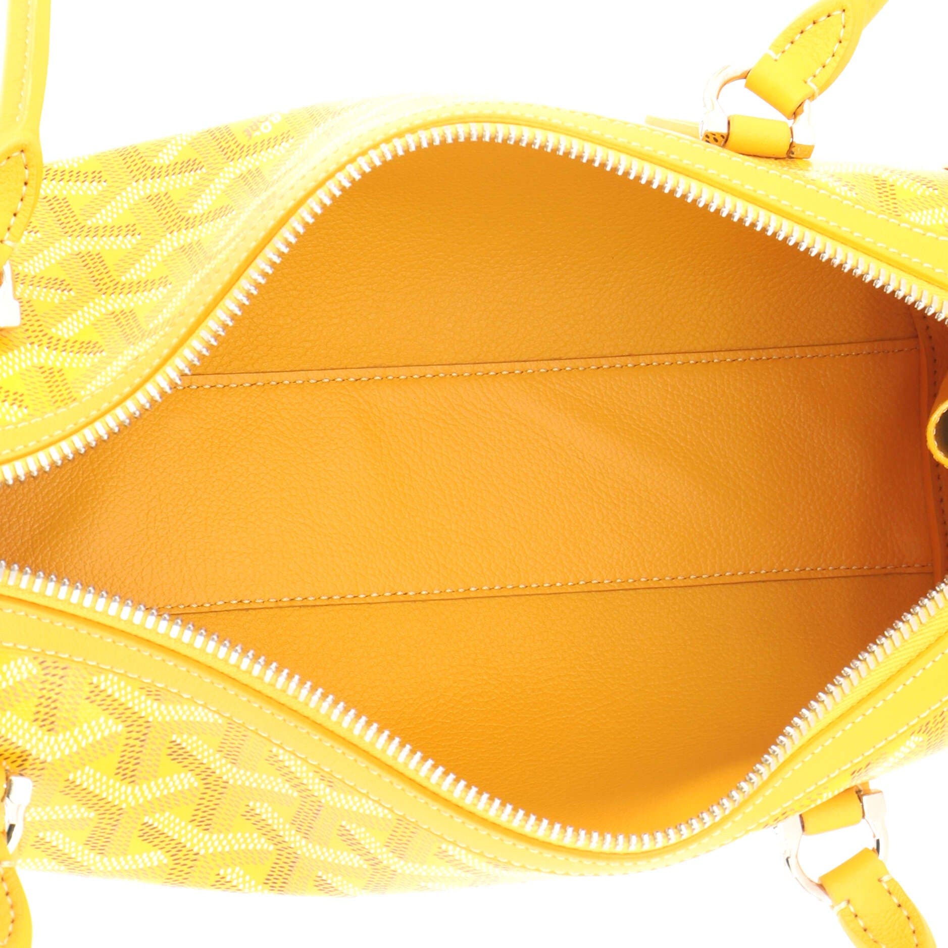Bonbonniere Bag Coated Canvas, Alternate, color, Yellow