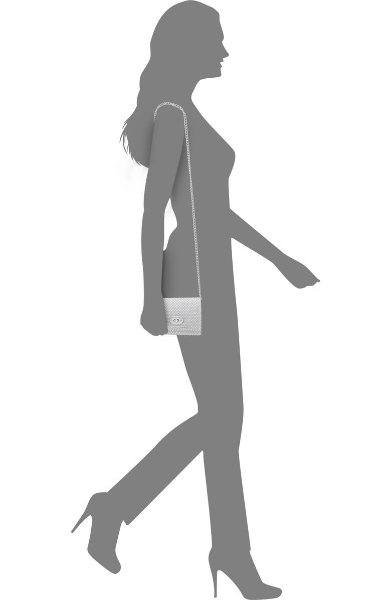 Nina Cilian Clutch, Alternate, color, Silver