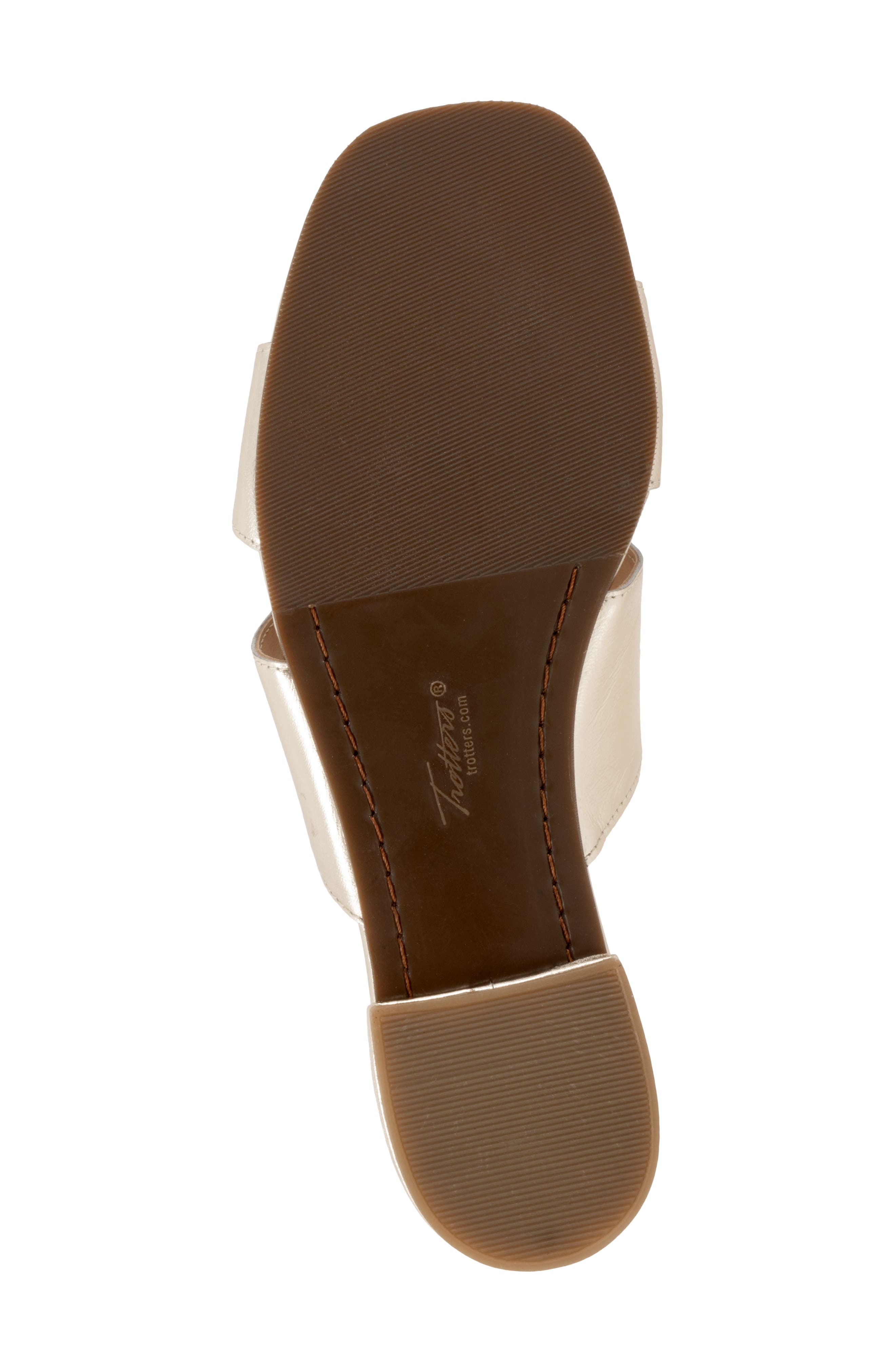 Trotters Nell Slide Sandal, Alternate, color, Champagne