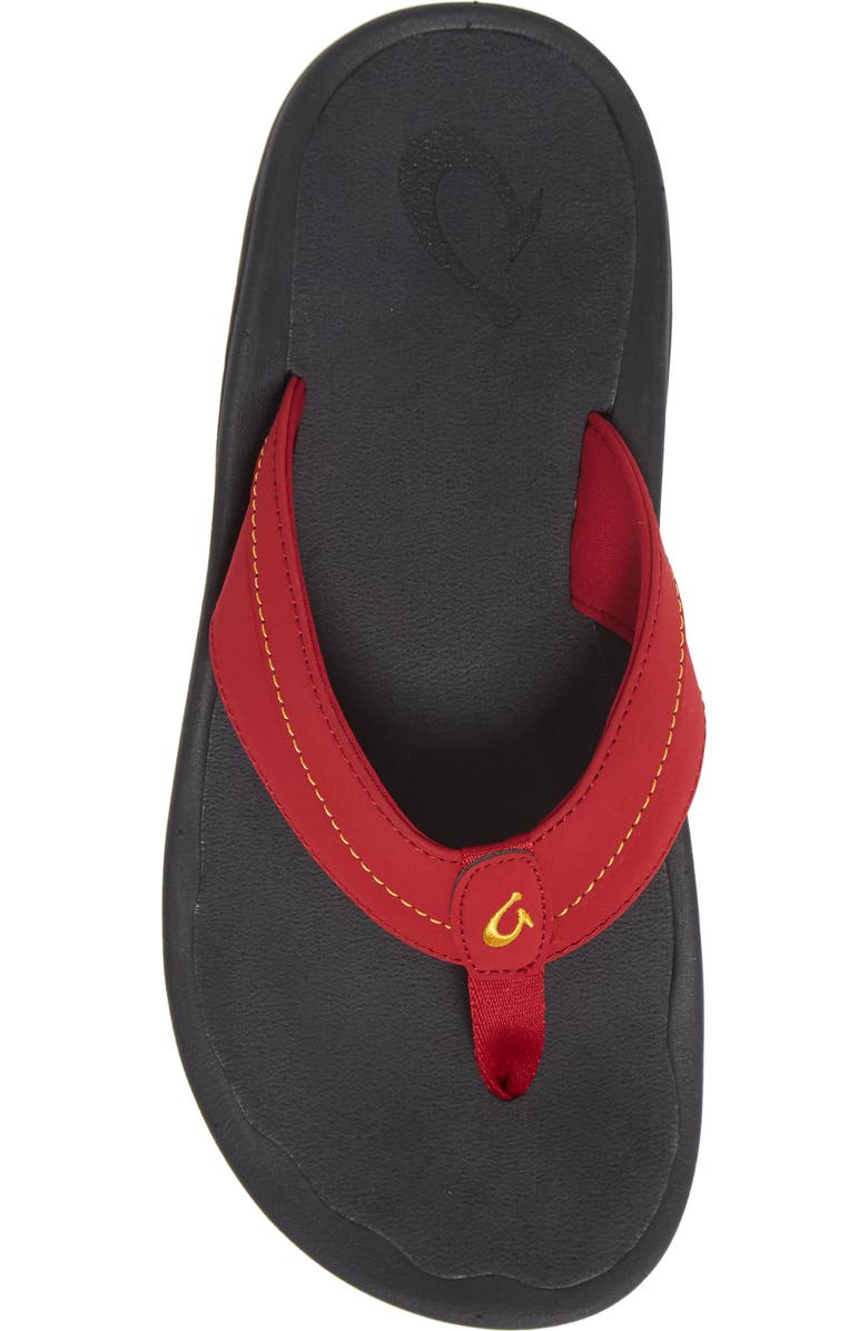 OluKai
Ohana Koa
Flip Flop, Alternate, color, Deep Red/ Sunrise