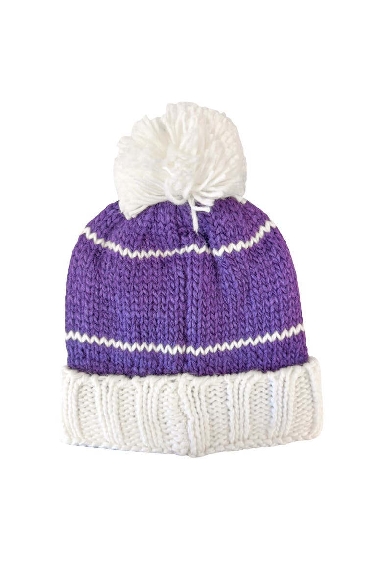 Bits & Bows TCU Bobble Hat, Alternate, color, Purple
