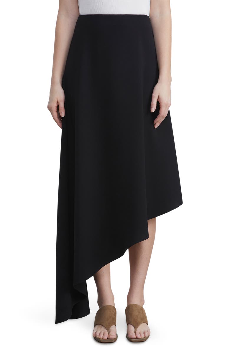 Lafayette 148 New York Asymmetric Crepe Skirt, Main, color, 