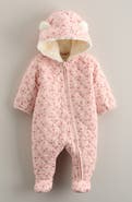 Nordstrom Hooded Quilted Fleece Lined Bunting