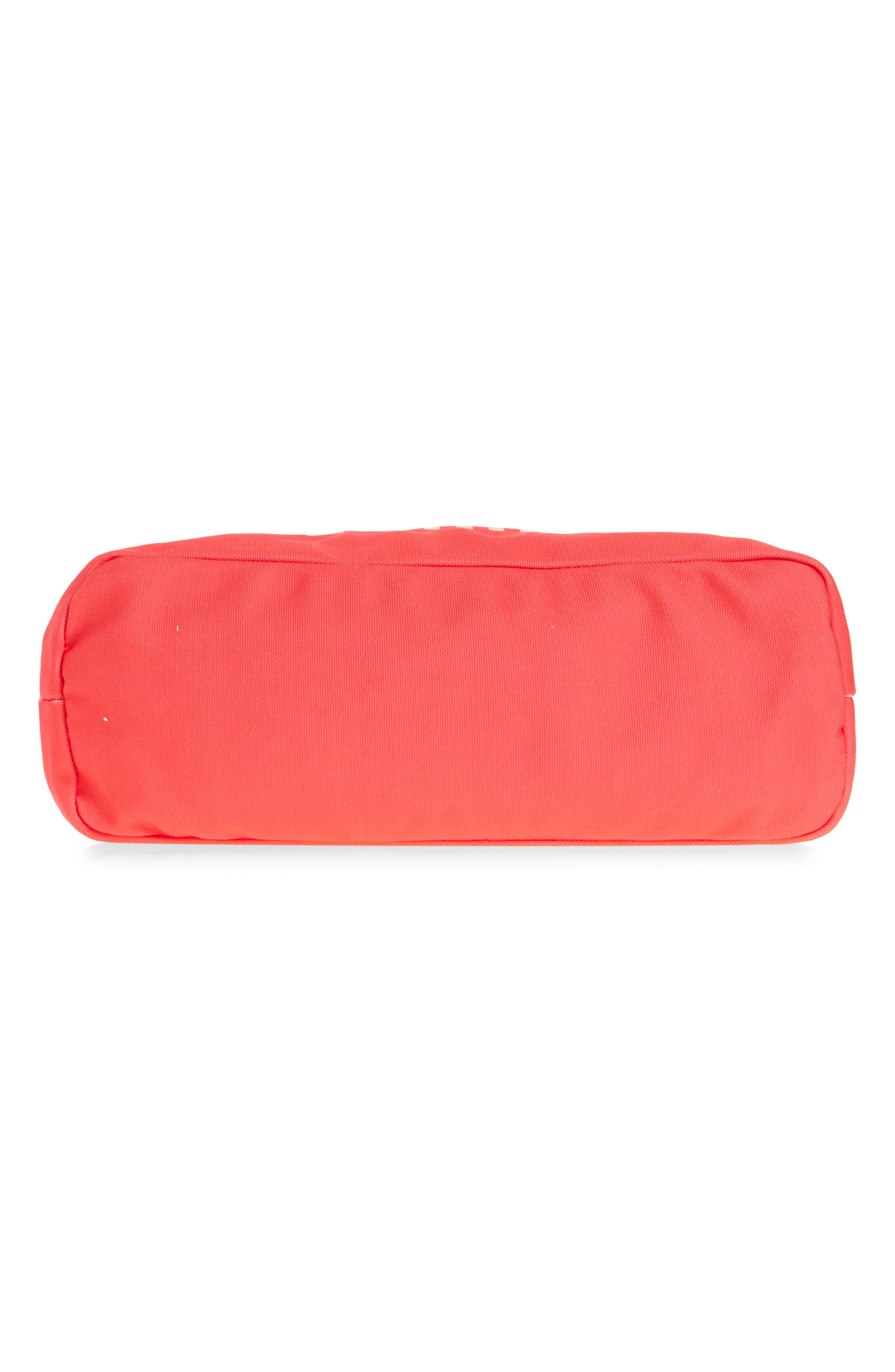 Stripe Canvas Beach Bag, Alternate, color, RASPBERRY ROAD
