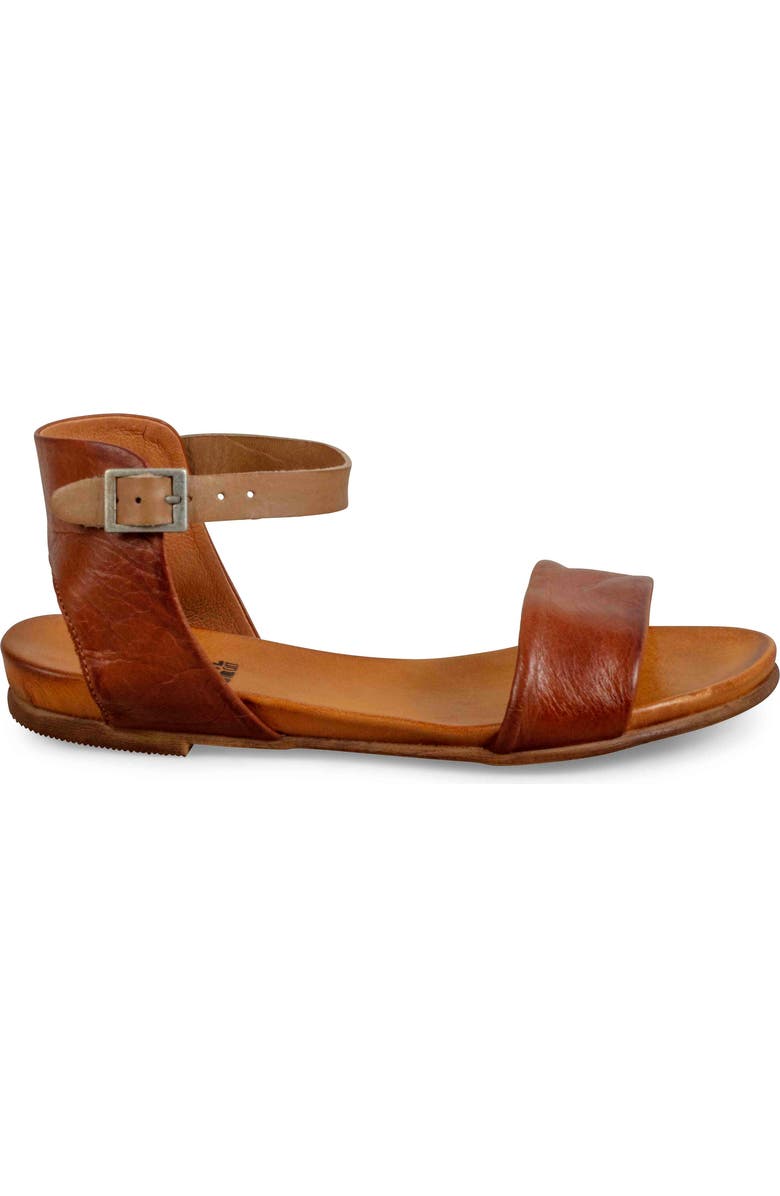 Miz Mooz Alanis Flat Sandal, Alternate, color, Brandy