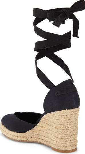 Camilla Lace Up Espadrille Wedge Sandal