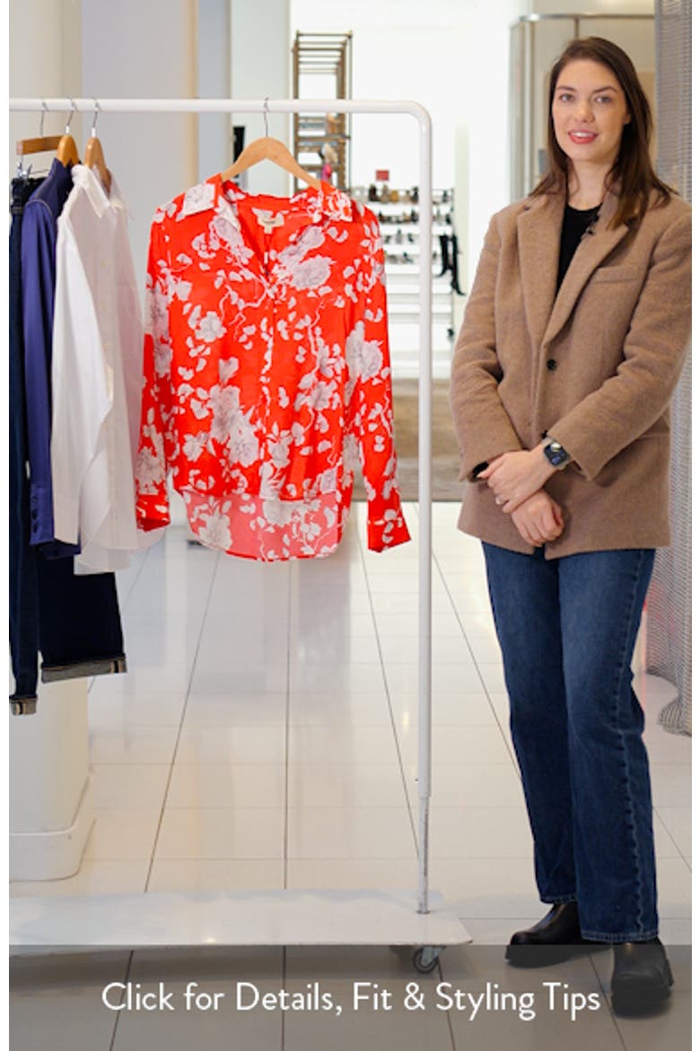 Holly Floral Print Button-Up Shirt video